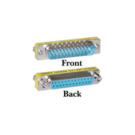 Cable Wholesale Serial Mini Coupler, DB25 Male to DB25 Female 31D3-22200